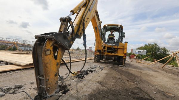 Реконструкция моста на улице Железнодорожной в Минске