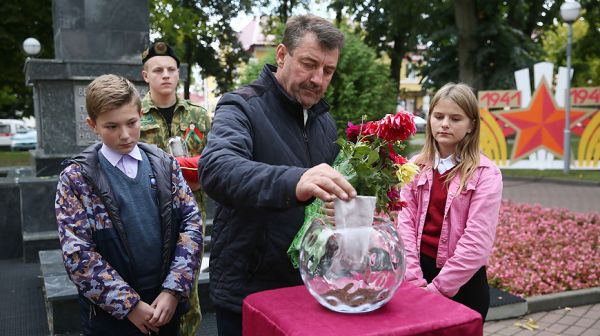 Акция "Во славу общей Победы" прошла в Щучине