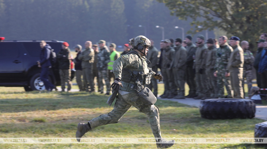 Соревнования по стрельбе из боевого оружия среди подразделений спецназа под Минском