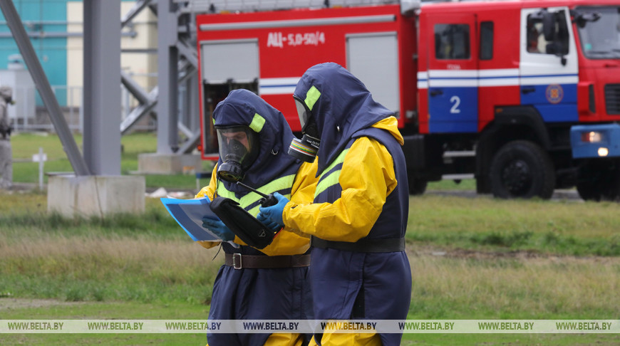 Учение по реагированию на радиационные аварии прошло в Островецком районе