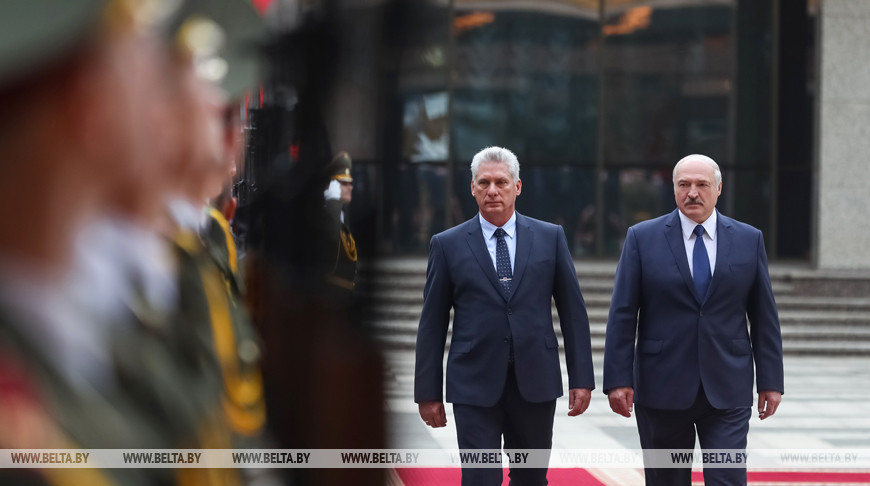 Официальные переговоры Лукашенко с Президентом Кубы состоялись в Минске