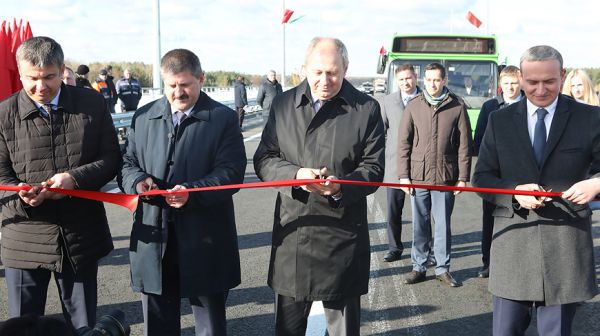 Движение по новому мосту через Сож открыто в Гомельском районе