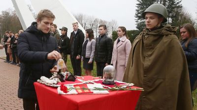 Очередной этап акции "Во славу общей Победы!" прошел в Лиде