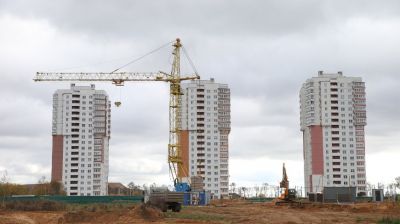 Продолжается застройка жилого района Лошица в Минске