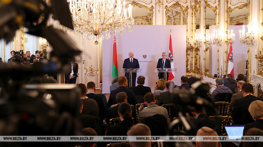 Лукашенко ответил на вопросы журналистов после переговоров с Федеральным президентом Австрии Александром Ван дер Белленом