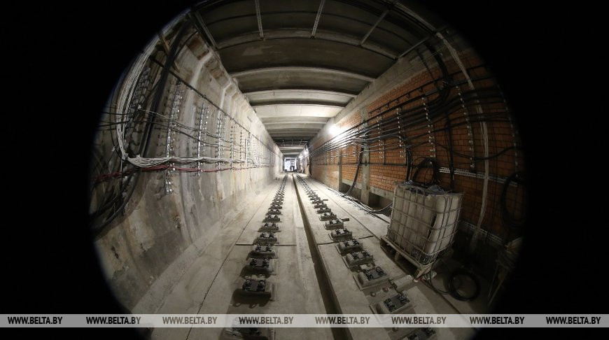 Щит "Алеся" завершил проходку второго тоннеля от станции метро "Вокзальная" до "Ковальской Слободы"