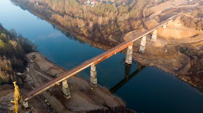 В Гродно реконструируют заброшенный ж/д мост в автомобильный