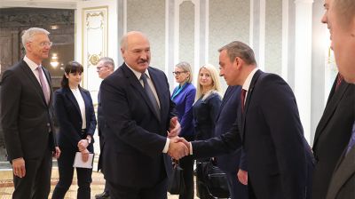 Лукашенко встретился с премьер-министром Латвии