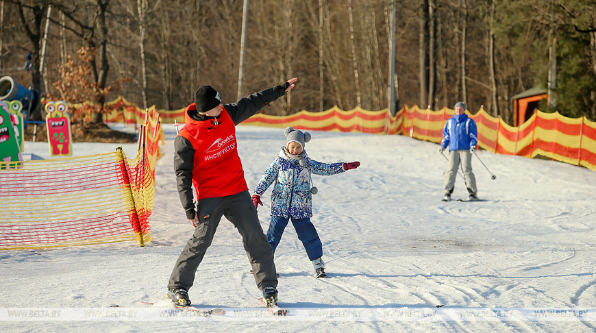 В горнолыжных центрах Беларуси - зимний сезон