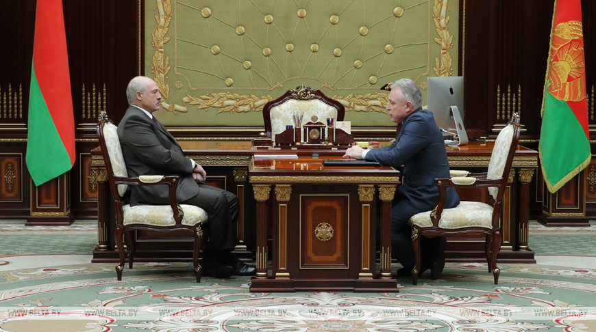 Лукашенко встретился с председателем ФПБ Михаилом Ордой