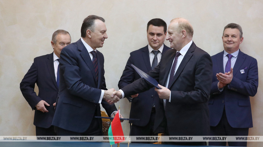 НАН Беларуси и БелТПП подписали план совместных мероприятий на 2020 год