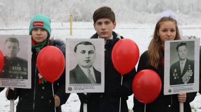 Участники "Звездного похода" присоединились к акции "Во славу общей Победы"