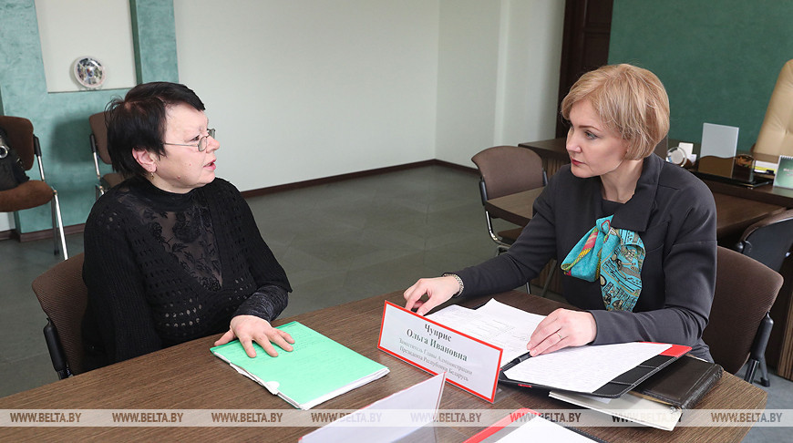 Ольга Чуприс провела личный прием граждан в Берестовицком районе