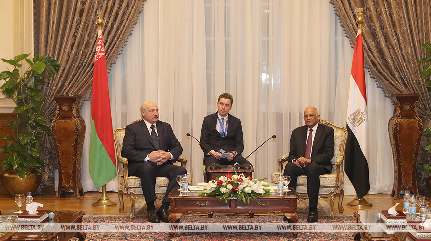 Лукашенко встретился с председателем Палаты представителей Египта