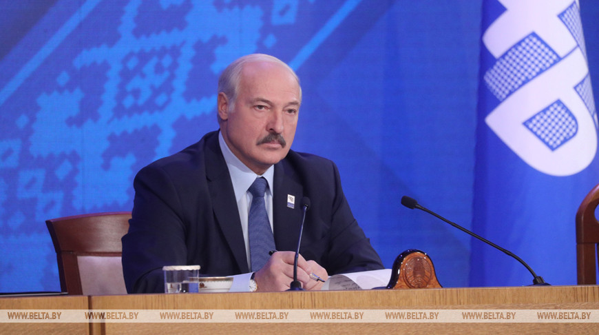 Лукашенко принял участие в VIII съезде Федерации профсоюзов Беларуси