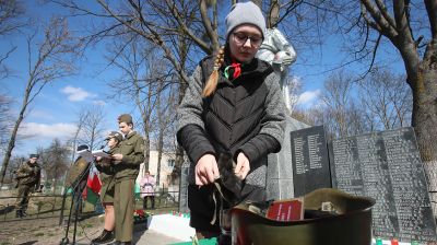 Житковичский район присоединился к акции "Во славу общей Победы!"