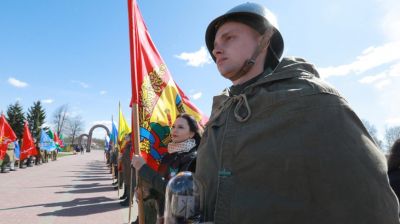 Финальный этап акции "Во славу общей Победы" в Могилевской области прошел на Буйничском поле