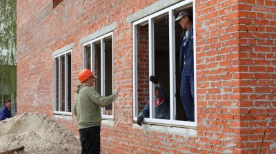 Строительство нового здания Литвиновичской школы в Кормянском районе планируют завершить к 1 сентября