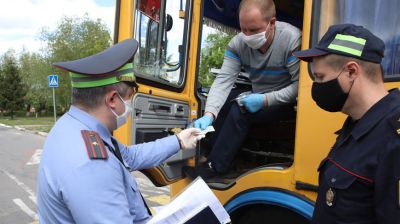 Профилактические мероприятия "Детский автобус" проводят сотрудники ГАИ на дорогах Гомельской области