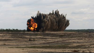 Саперы на Брестском полигоне взорвали 8 т тротила