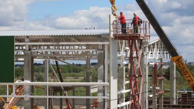 Завод по производству пеллет строится в Мозырском лесхозе