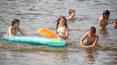 Летний отдых на Жодинском водохранилище