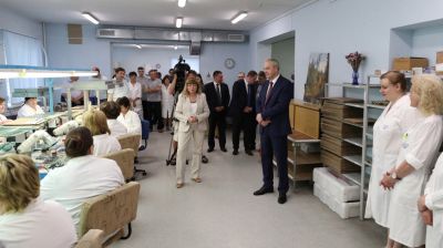 Сергеенко посетил ОАО "ЭНЭФ" в Молодечно