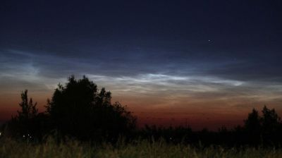 Серебристые облака над Гродно