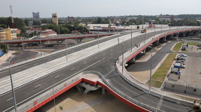 В Витебске завершают строительство Полоцкого путепровода