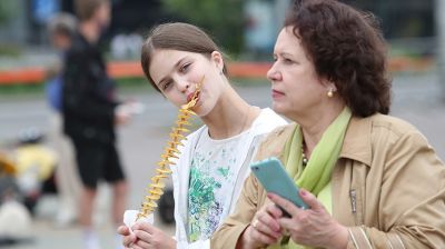 Минчане празднуют День Независимости