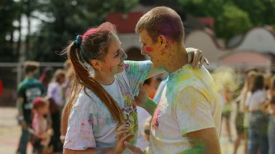 Фестиваль красок Colorfest в Минске