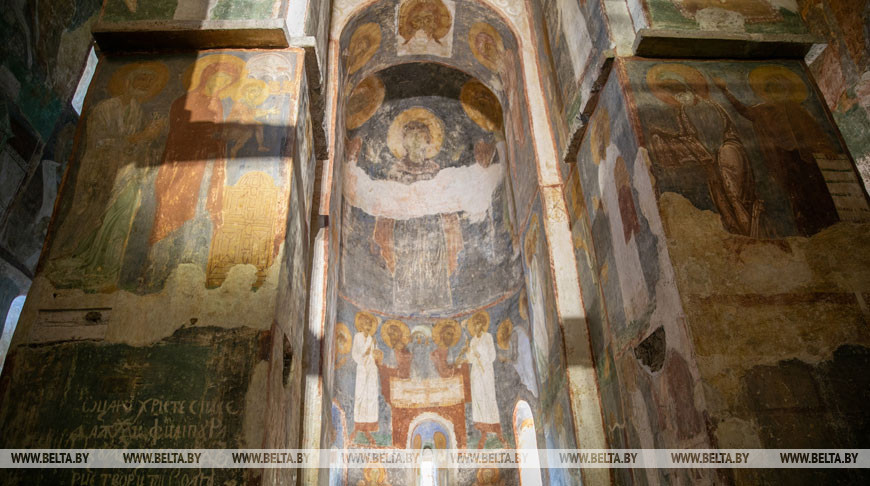 Реставрацию фресок Спасо-Преображенской церкви планируется завершить к 2024 году
