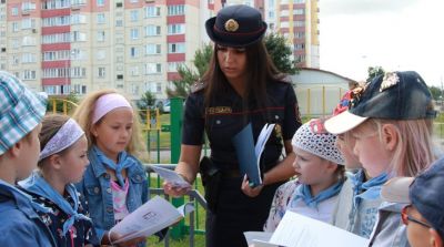 ГАИ, ОСВОД и ИДН провели акцию для минских школьников