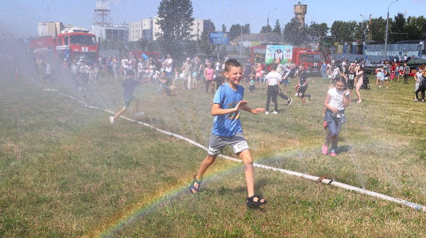 В Гродно отметили День пожарной службы