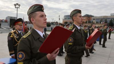 Первокурсники университета МЧС принесли присягу