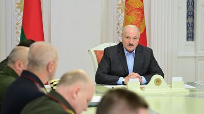 Лукашенко провел традиционное совещание с силовым блоком Совета безопасности