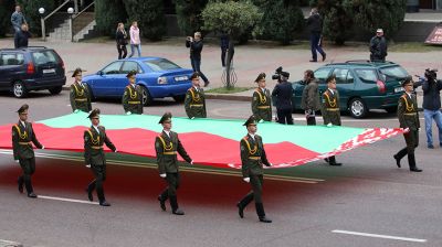 Флагшток высотой 60 м открыли в Гомеле