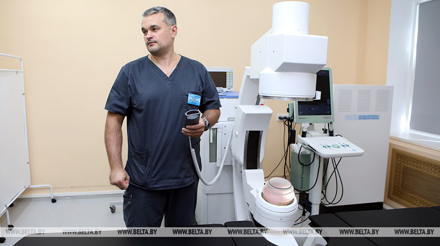 Новый аппарат для лечения мочекаменной болезни появился Гомельской областной больнице