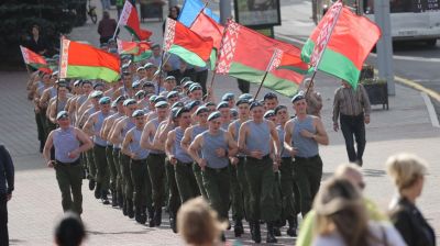 Витебские десантники провели забег по улицам областного центра