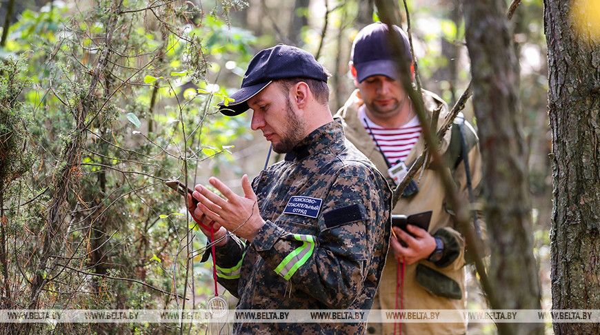 Учения волонтеров поисково-спасательного отряда