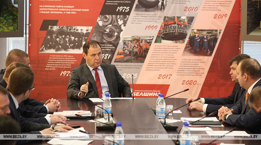 Головченко посетил предприятия в Бобруйске
