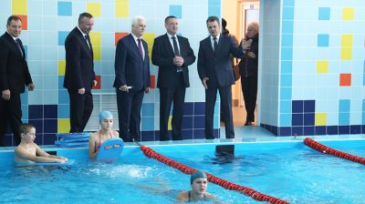 Обновленный бассейн открыли в Горецком районе
