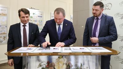 Церемония гашения почтовой марки "Фердинанд Рущиц" состоялась в Минске