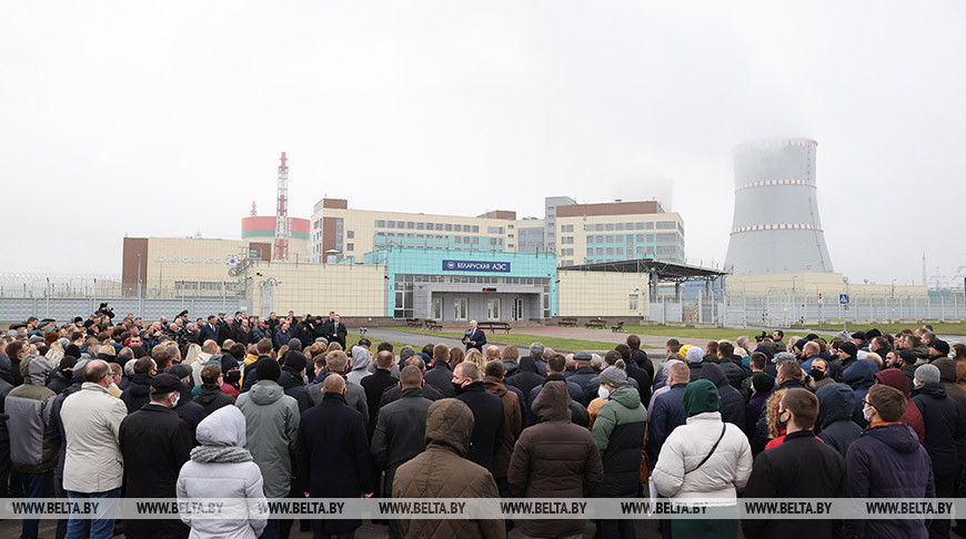 Лукашенко про БелАЭС: это новый шаг в будущее, к обеспечению энергетической безопасности