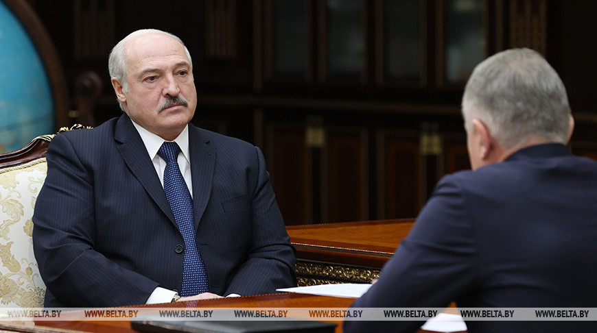 Лукашенко встретился с председателем Федерации профсоюзов Беларуси Михаилом Ордой
