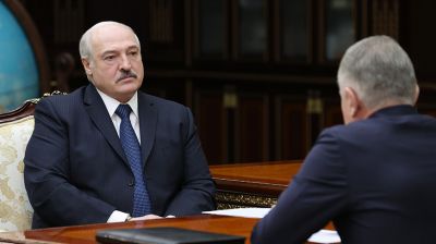 Лукашенко встретился с председателем Федерации профсоюзов Беларуси Михаилом Ордой