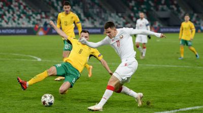 Футболисты Беларуси обыграли команду Литвы в матче Лиги наций