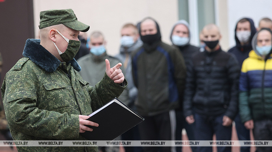 Осенний призыв в Вооруженные Силы идет в Витебской области