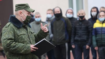 Осенний призыв в Вооруженные Силы идет в Витебской области