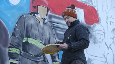 Масштабные тематические граффити появятся на стене управления МЧС в Гродно